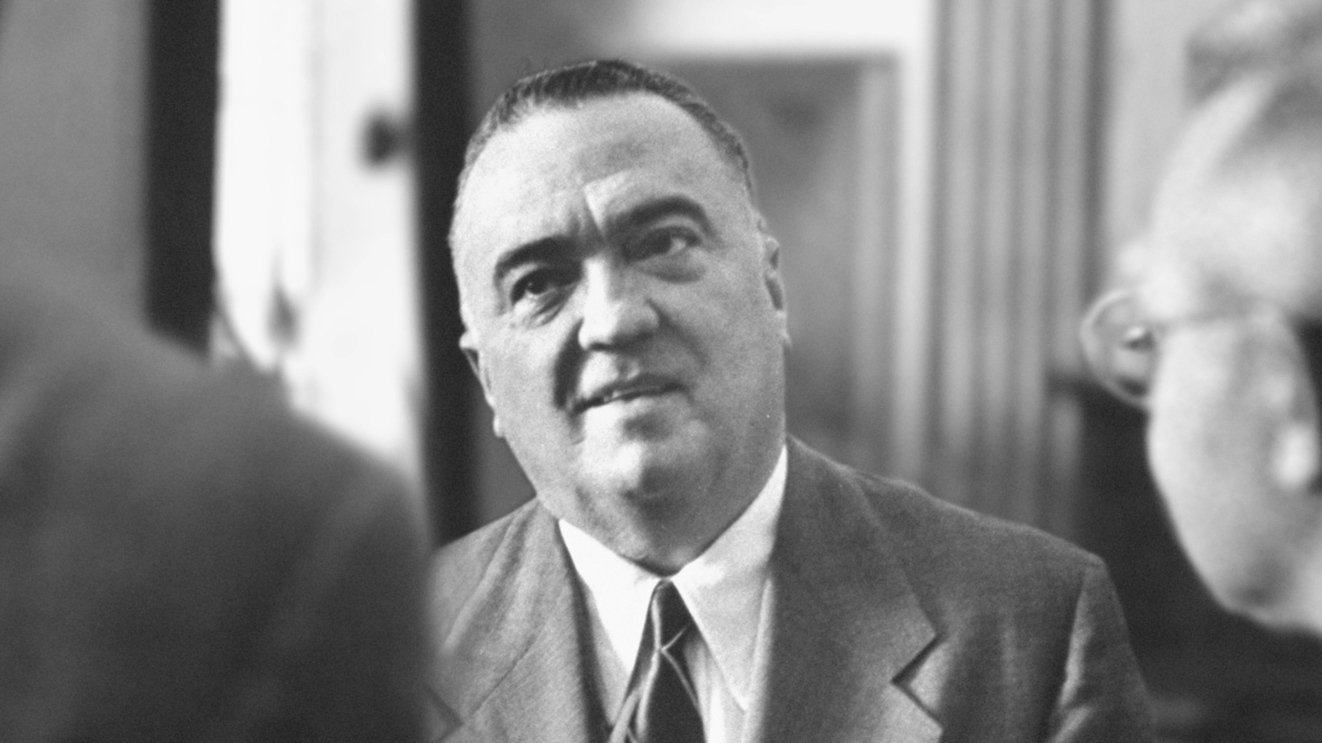 J Edgar Hoover, head of the FBI (photo credit: George Skadding, Getty Images)